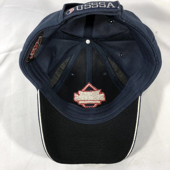 World Series Hat USSSA 2009 Red White and Blue American Flag Adjustable Seba OSF - Picture 9 of 11